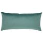 Ann Gish Duchess Velvet 10" x 22"  Throw Pillow in Lagoon, , large