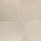 Chanasaya 20" Square Textured Patchwork Throw Pillow in Beige, , large