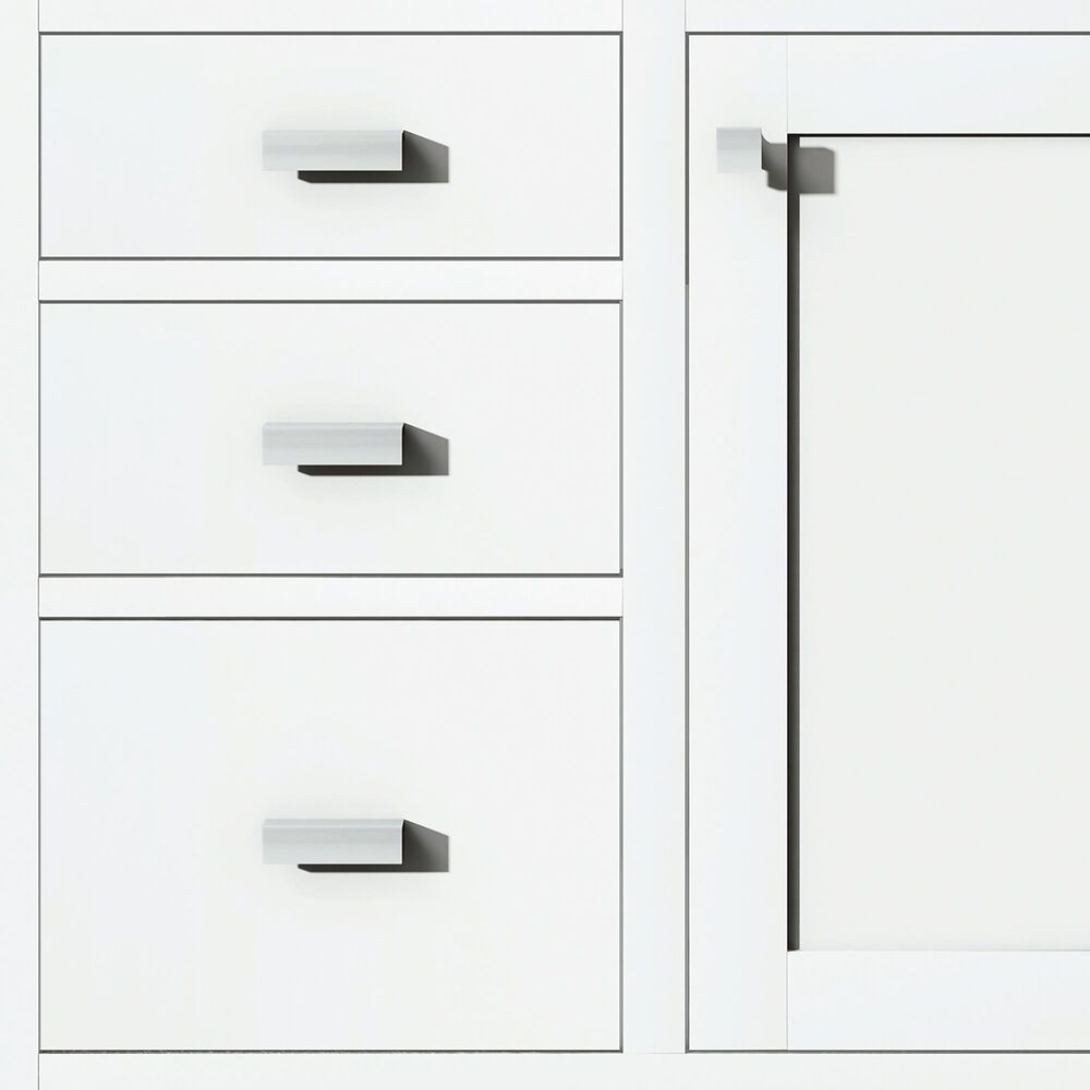 James Martin Vanities Addison 30&quot; Single Bathroom Vanity in Glossy White with 3 cm Lime Delight Quartz Top and Rectangular Sink, , large