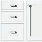 James Martin Vanities Addison 30" Single Bathroom Vanity in Glossy White with 3 cm Lime Delight Quartz Top and Rectangular Sink, , large