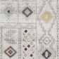 Safavieh Adirondack ADR206F 6" Square Light Grey and Aqua Area Rug, , large