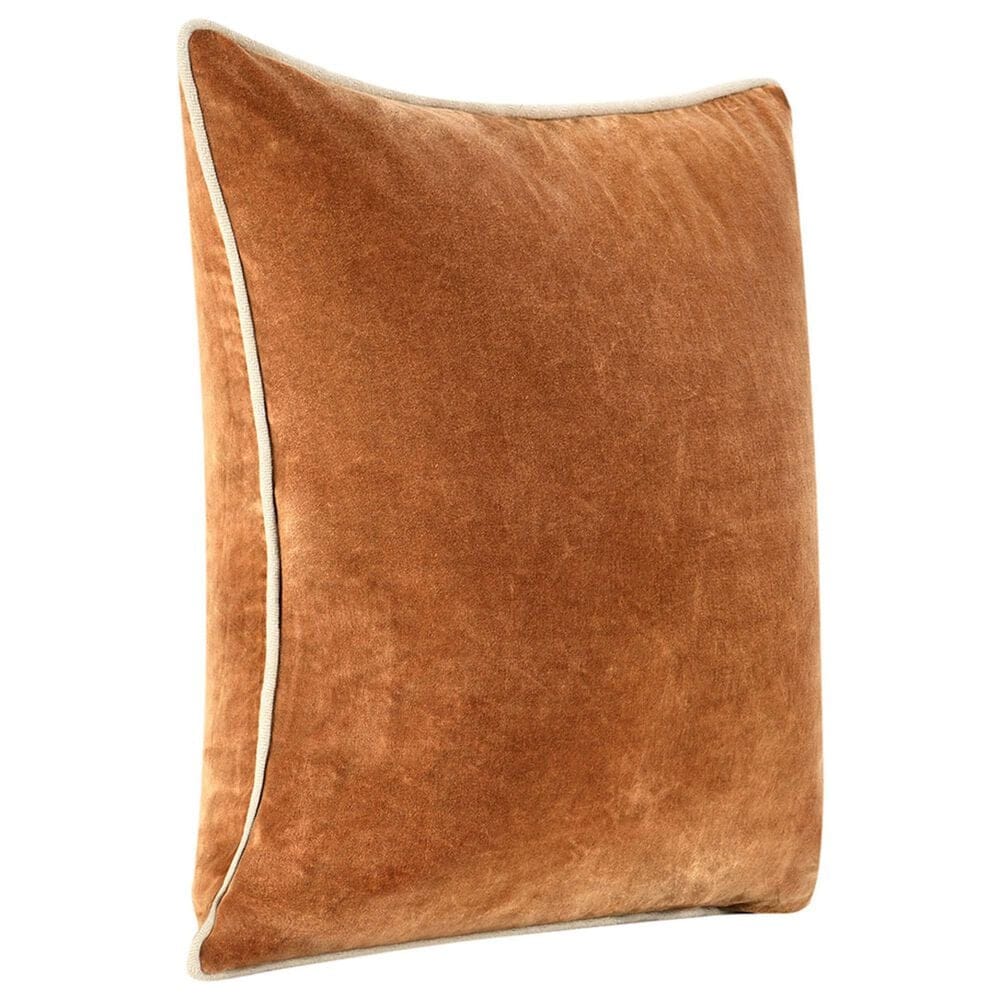 Classic Home Heirloom 18&quot; Square Throw Pillow in Hazel Brown, , large
