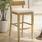 Armen Living Merie Bar Height Stool in Putty Brown, , large
