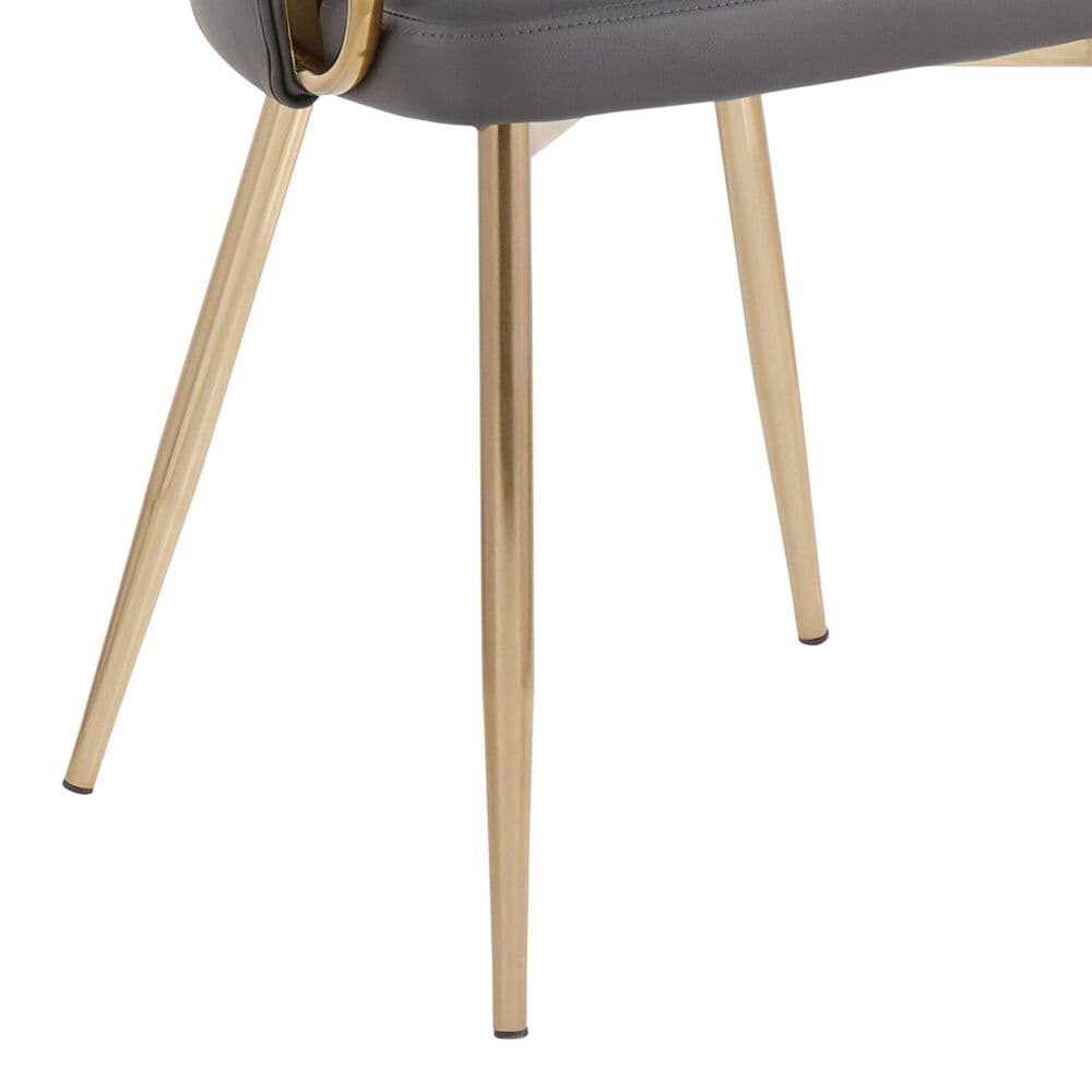 LumiSource Claire Accent Chair in Grey, , large