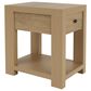 Shannon Hills Davie 1-Drawer Chairside Table in Pale Oak, , large