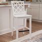 Linon Home Decor Mayfair Counter Stool in White, , large