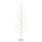 The Gerson Company 6" Birch Tree with Warm White and Cool White LED Lights in White, , large