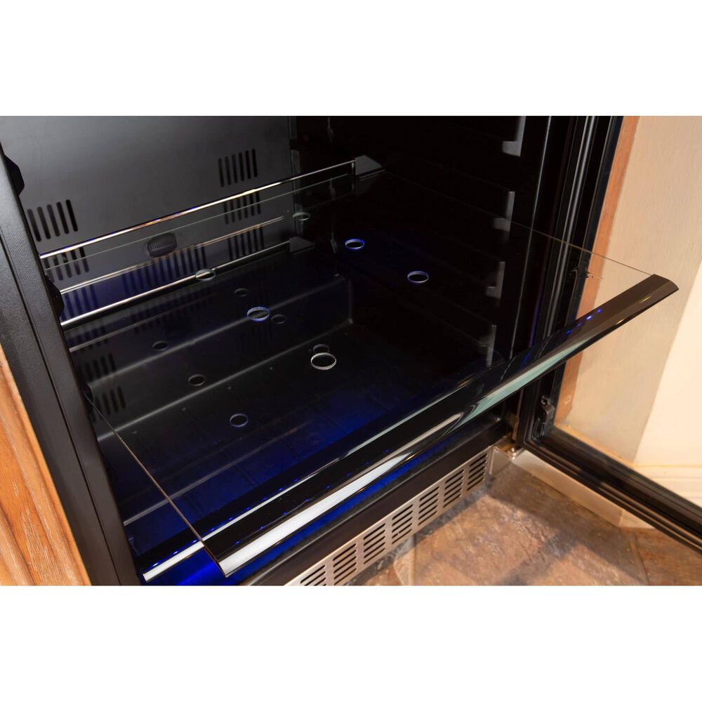 Azure 5.6 Cu. Ft. Glass Door Beverage Center in Stainless Steel, , large