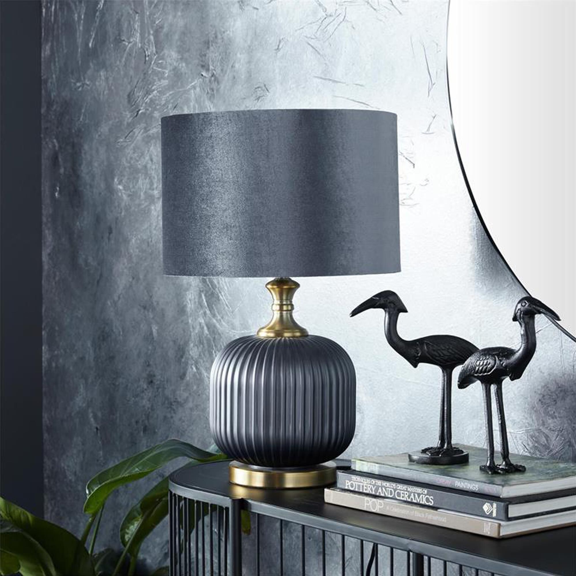 37B Table Lamp in Blue and Gold NFM