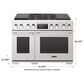 Signature Kitchen Suite 48" Dual-Fuel Pro Range with Sous Vide in Stainless Steel, , large