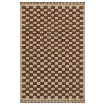Momeni Willow WLO-1 6"3" x 9" Brown Area Rug, , large