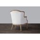 Baxton Studio Charlemagne Accent Chair in Beige, , large