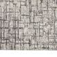 Nourison Rush 3"2" x 5" Ivory and Grey Area Rug, , large