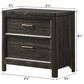Crown Mark Ethel 5 Piece King Bedroom Set in Dark Brown, , large
