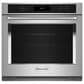 KitchenAid 2pc Kitchen Package 30" Electric Cooktop with 5 Elements and Knob Controls and 30" Single Wall Ovens with Air Fry Mode in Stainless Steel, , large