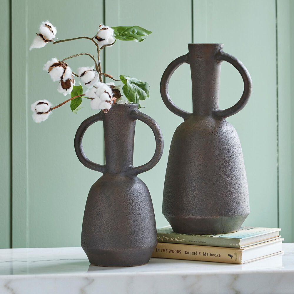 Ashley Aadeen 16&quot; Vase in Distressed Brown, , large