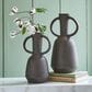 Ashley Aadeen 16" Vase in Distressed Brown, , large