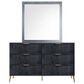 New Heritage Kailani 4-Piece King Bedroom Set in Black and Gold, , large