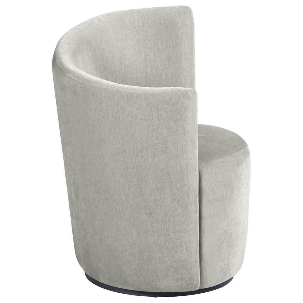 Coaster Nueva Swivel Chair in Dove Grey, , large