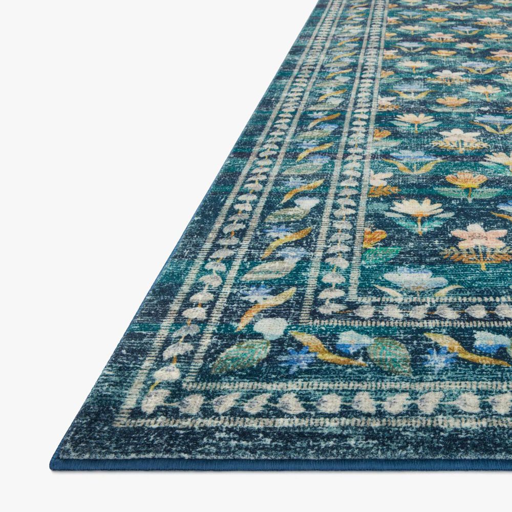 Rifle Paper Co Crafted by Cloth and Company Courtyard 2&#39; x 5&#39; Hadley Emerald Runner, , large