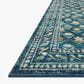 Rifle Paper Co Crafted by Cloth and Company Courtyard 2" x 5" Hadley Emerald Runner, , large