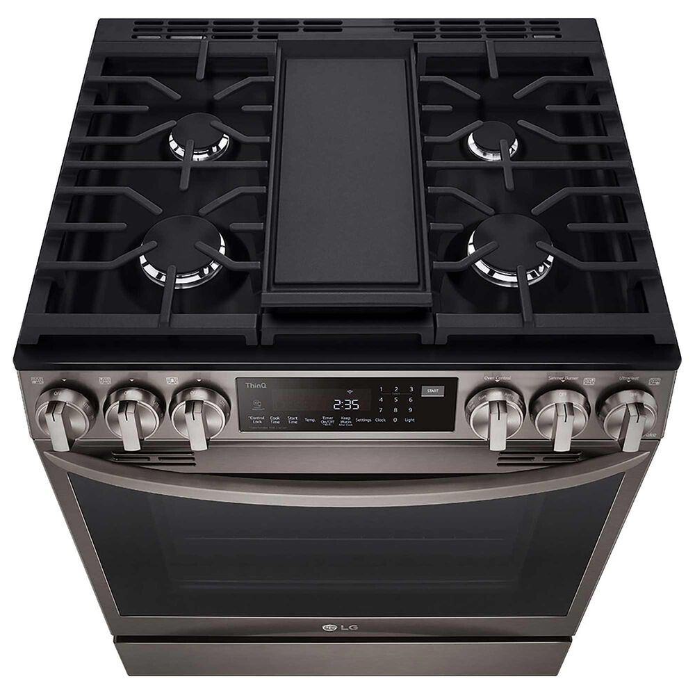 LG 6.3 Cu. Ft. Gas Slide-In Range with Air Fry in Black Stainless Steel, , large
