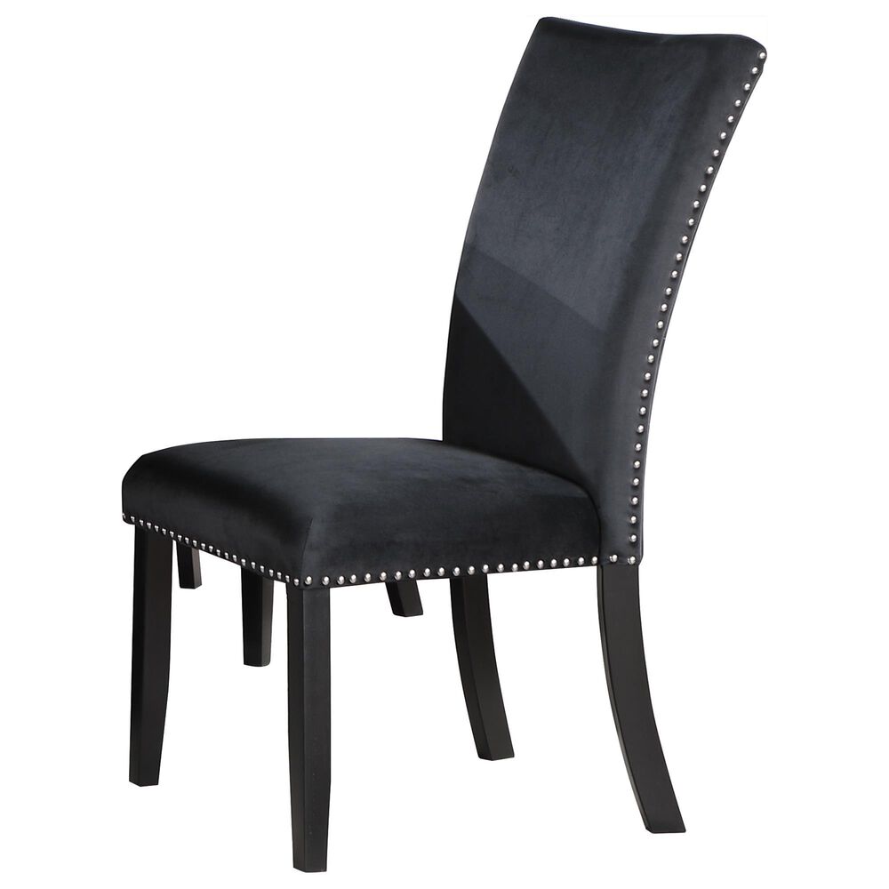Modern Market Side Chair in Black, , large