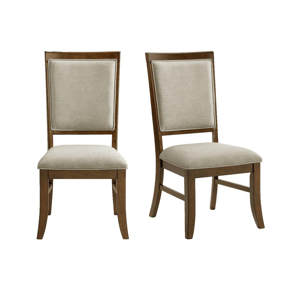 Mayberry Hill Phillipe Dining Side Chair in Cherry Brown Finish, , large