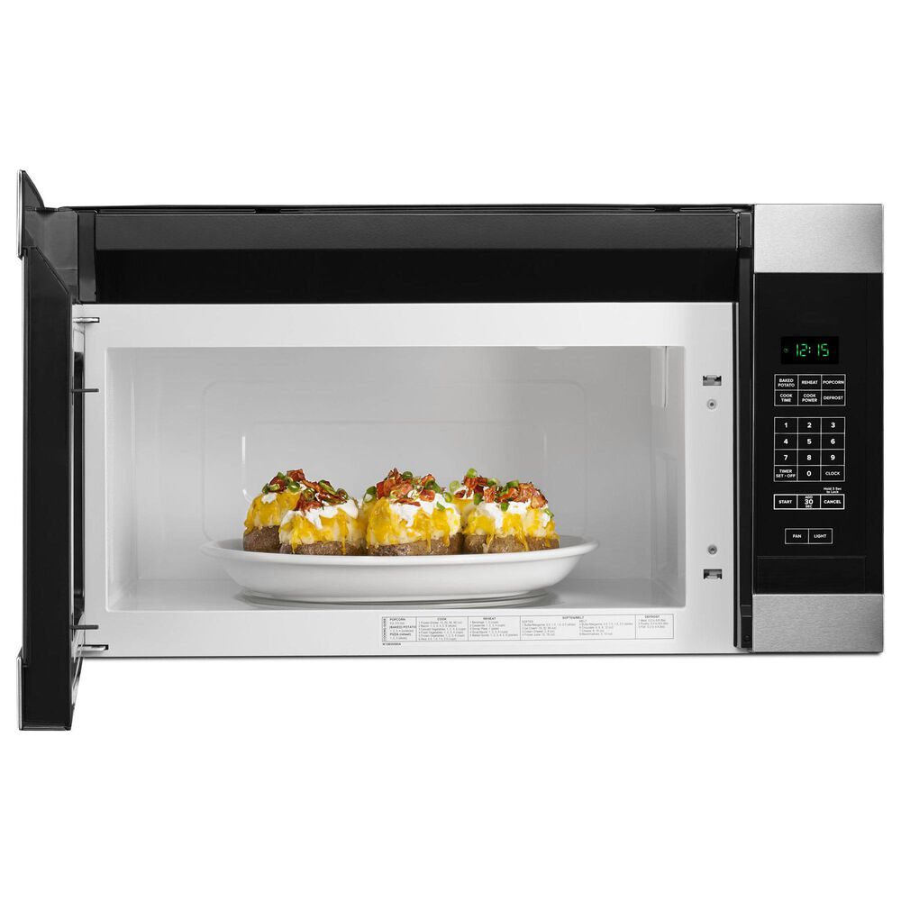Amana 30&quot; Electric Range with Extra-Large Oven Window &amp; 1.6 Cu. Ft. Over-the-Range Microwave in Stainless Steel , , large