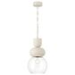 Creative Coop Cannon 1-Light Pendant in Ivory, , large