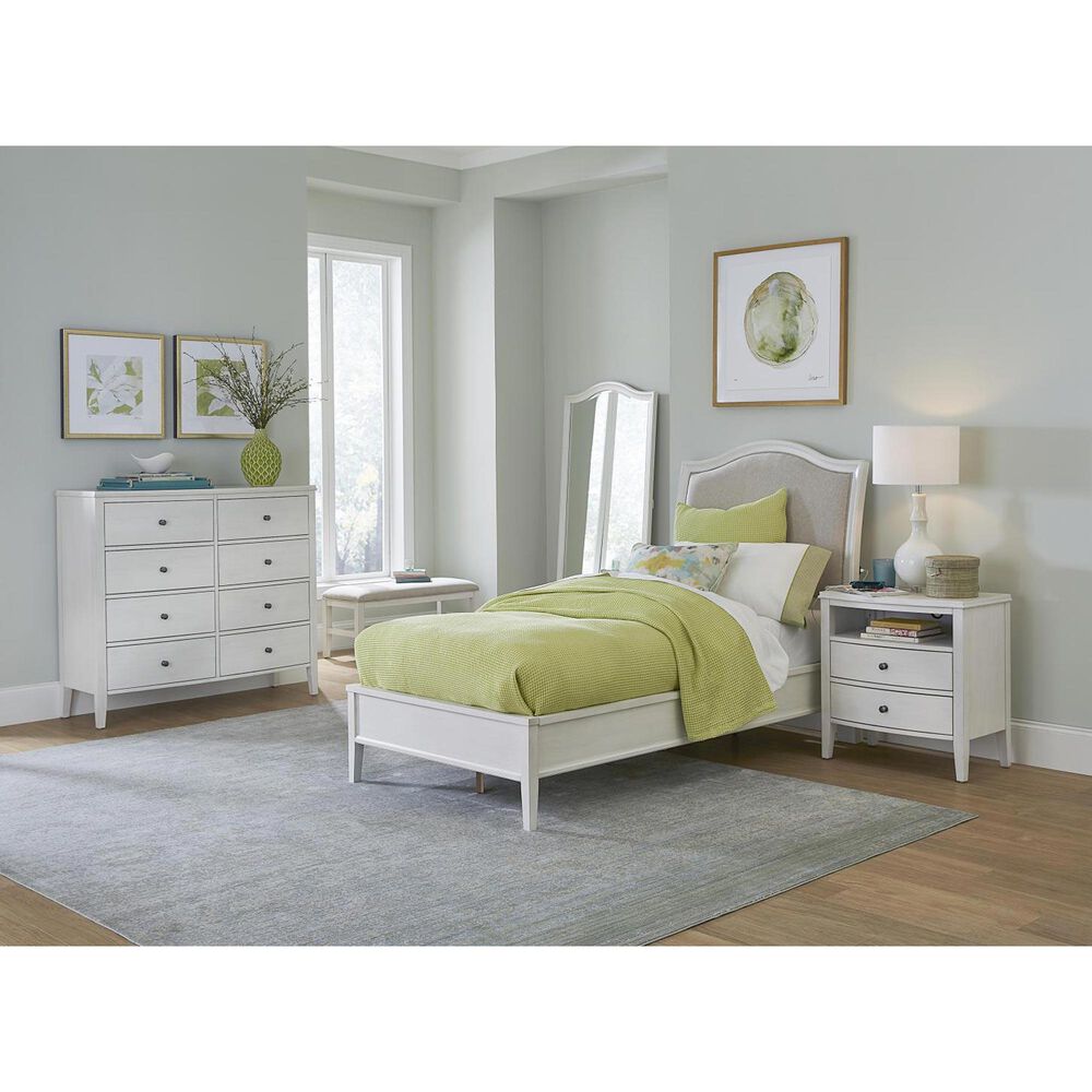 Riva Ridge Charlotte 2-Drawer Nightstand in White, , large