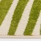 Central Oriental Terrace Tropic Tropical 7"10" x 9"10" Snow and Leaf Area Rug, , large
