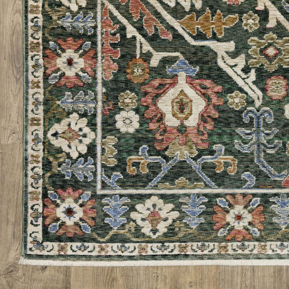Oriental Weavers Hastings 2&#39;3&quot; x 7&#39;6&quot; Green Runner, , large