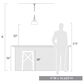 Golden Lighting Holmes 1-Light Mini Pendant in Matte White, , large