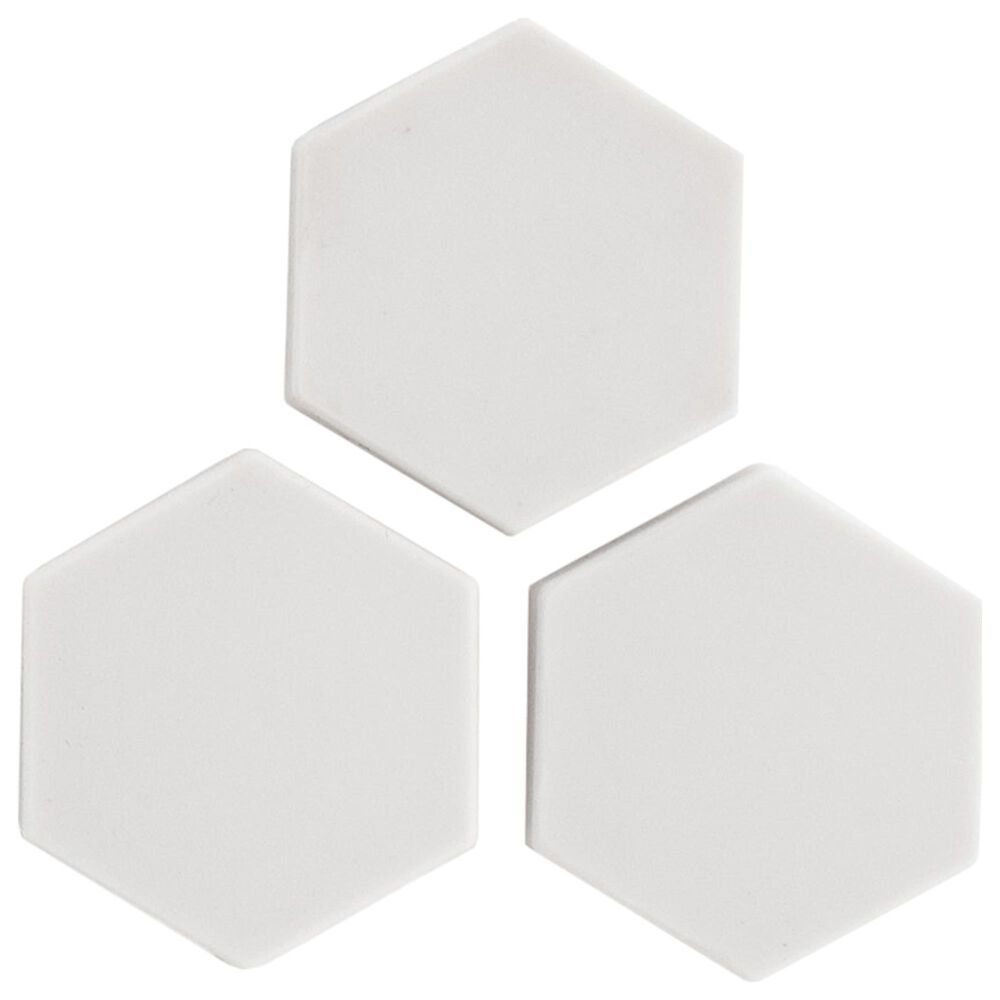 Pattern Brands Tile Sets 75-Piece Hexagon Tile in Fog, , large