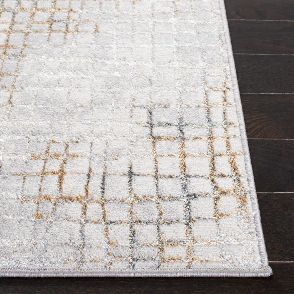 Safavieh Orchard2&#39;2&quot; x 9&#39; Grey and Gold Runner, , large