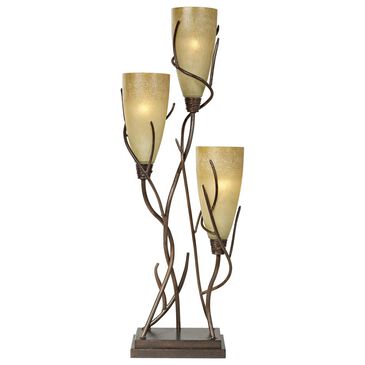 Pacific Coast Lighting Industrial El Dorado Uplight Table Lamp in Madera Rust, , large