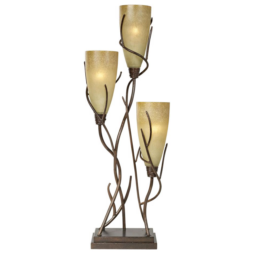 Pacific Coast Lighting Industrial El Dorado Uplight Table Lamp in Madera Rust, , large