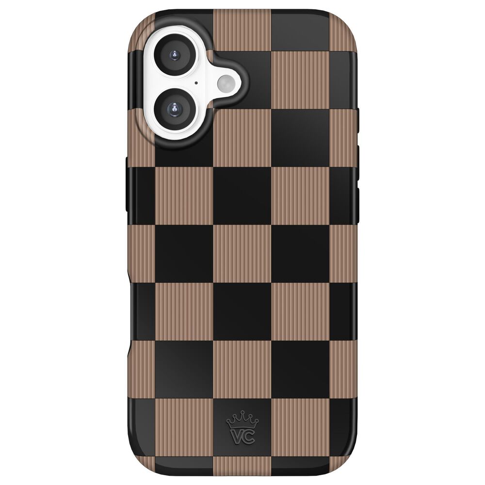 Velvet Caviar MagSafe Case For Apple iPhone 17 in Mocha Vibe Checkered, , large