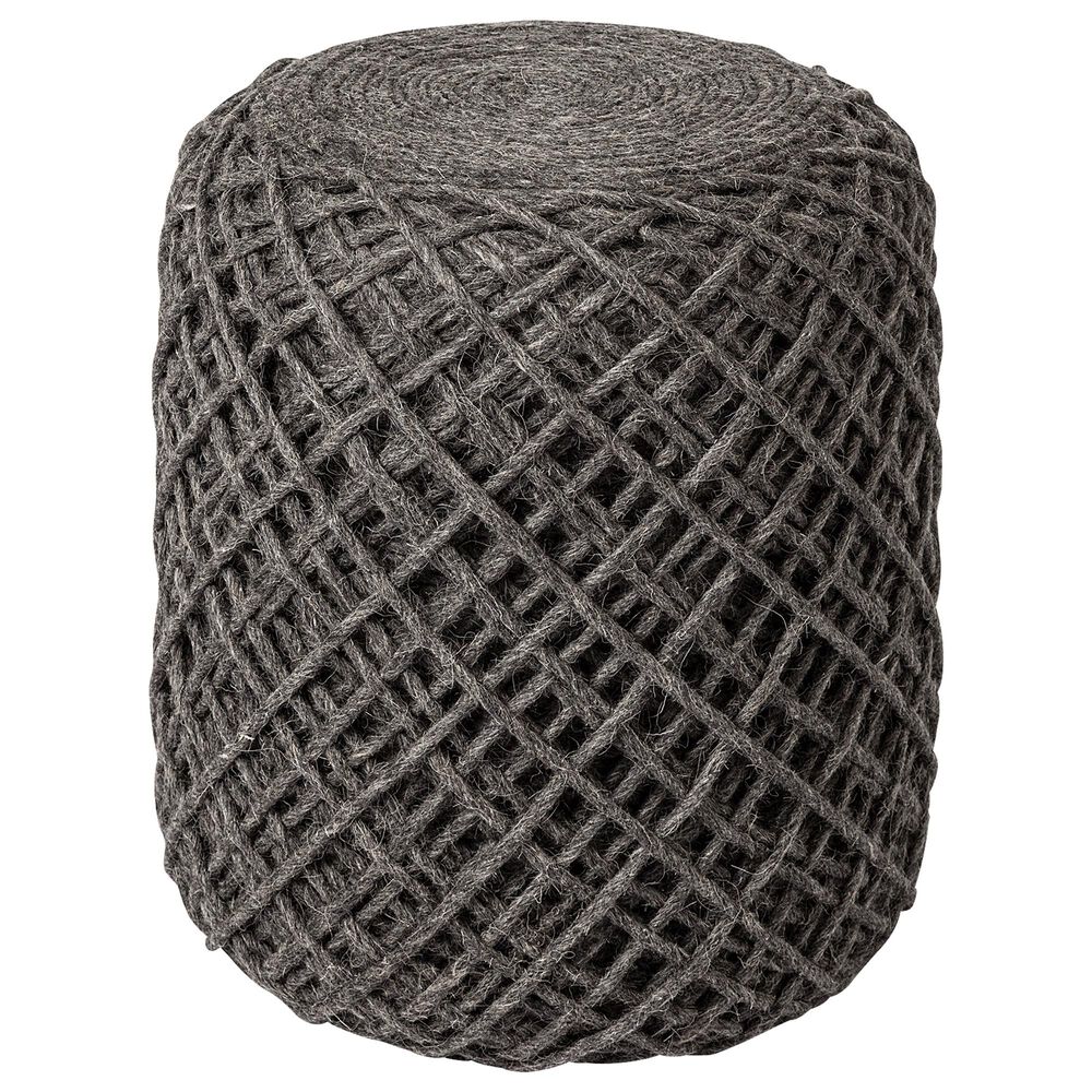 Mercana Allium Pouf in Dark Grey, , large