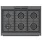 Bosch 36" Freestanding Dual Fuel Range in Black Stainless Steel, , large