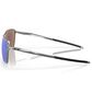 Oakley Men"s Sunglasses with Prizm Sapphire Lenses in Satin Chrome, , large