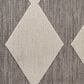 Nourison Positano Geometric Charcoal 7" x 10" Indoor/Outdoor Area Rug, , large