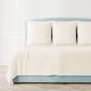 Ann Gish Basketweave Quilted King Coverlet in Natural, , large