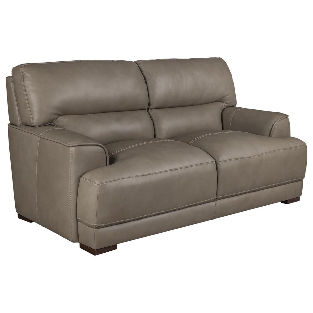 Bordeaux &amp; Co LEATHER LOVESEAT, , large