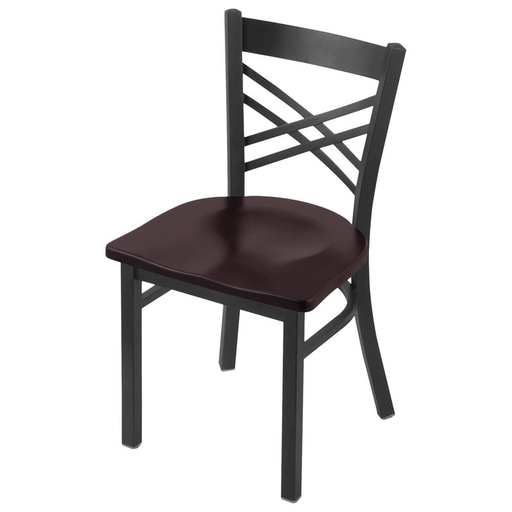 Holland Bar Stool 620 Catalina 18" Chair with Pewter and Dark Cherry Maple Seat, , large