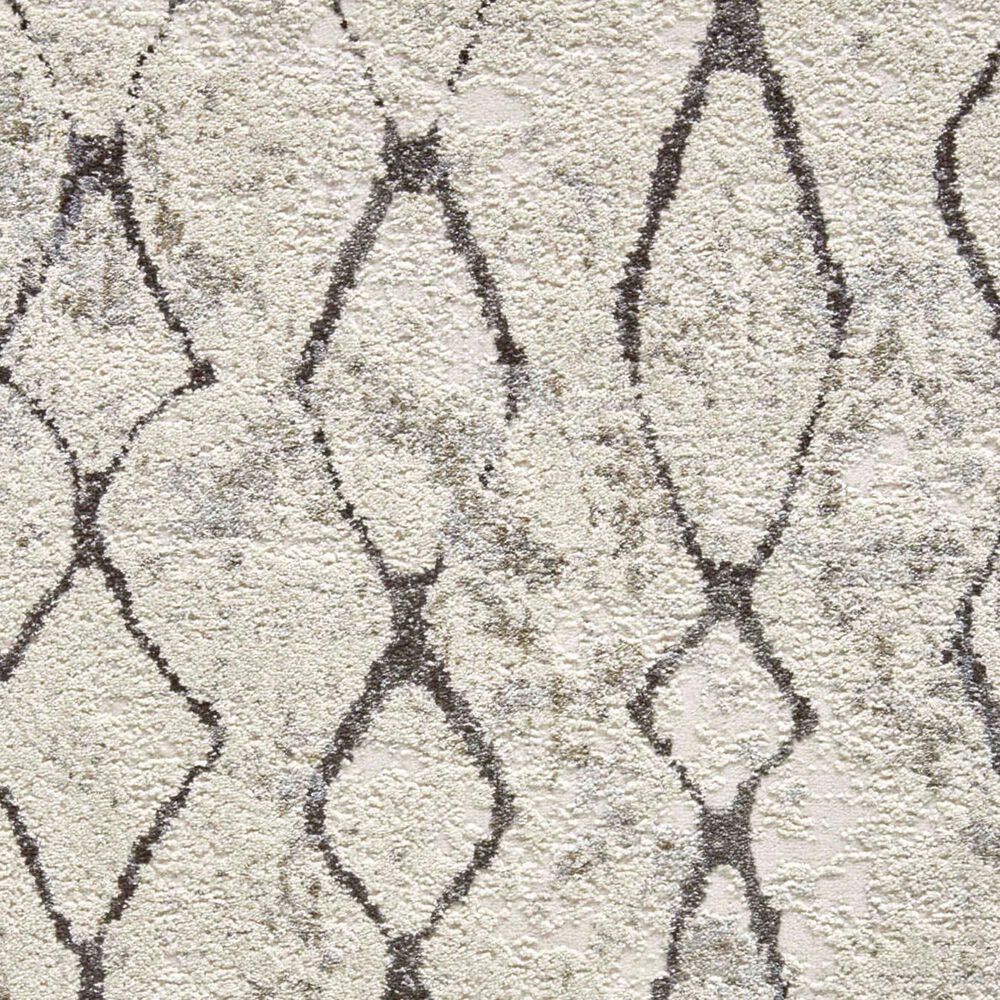 Feizy Rugs Kano 7&#39;10&quot; x 11&#39; Sand and Charcoal Area Rug, , large