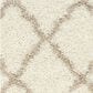 Safavieh Dallas Shag SGD257B-28 2"3" x 8" Ivory/Beige Runner, , large