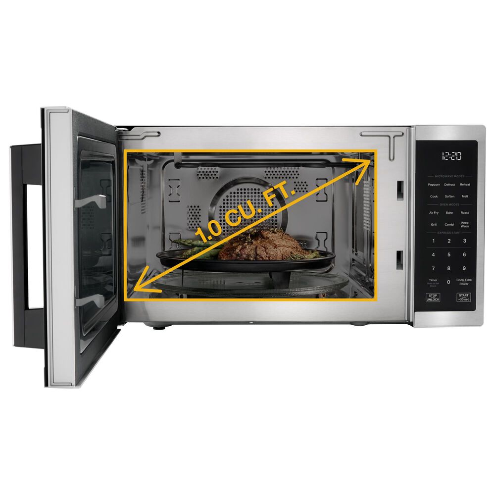 Whirlpool 1.0 Cu. Ft. Countertop Microwave with Air Fry in Stainless Steel, , large