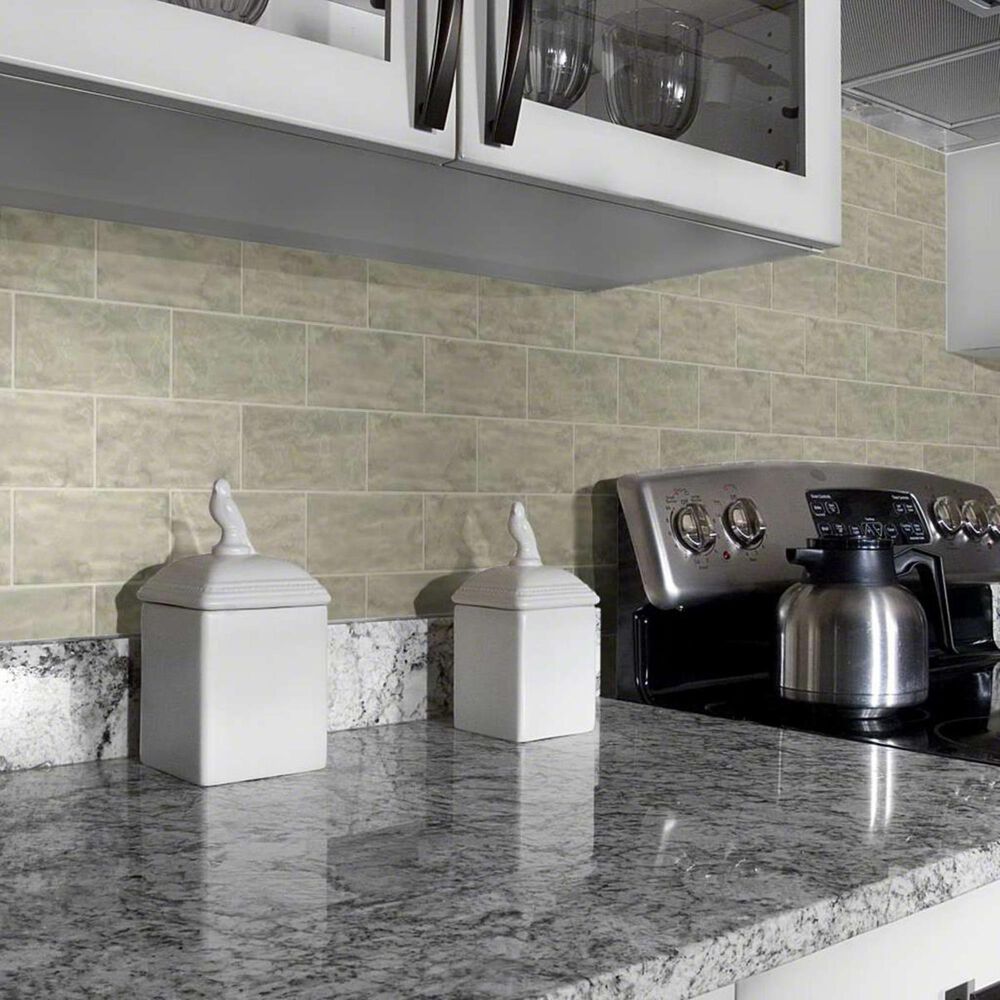 Shaw Geoscape Taupe 3&quot; x 6&quot; Ceramic Wall Tile, , large